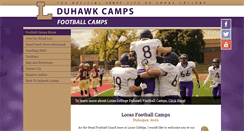 Desktop Screenshot of lorasfootballcamps.com