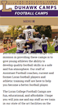 Mobile Screenshot of lorasfootballcamps.com